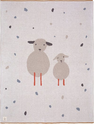 Lässig Knitted Tiny Farmer Sheep Deken