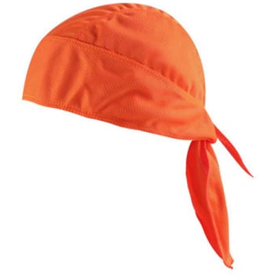 Bandana d'été pour cyclisme Doux Confortable Évacuant l'humidité Séchage Rapide Chapeau Pirate pour Escalade Pêche Chapeau Respirant pour Cyclisme orange