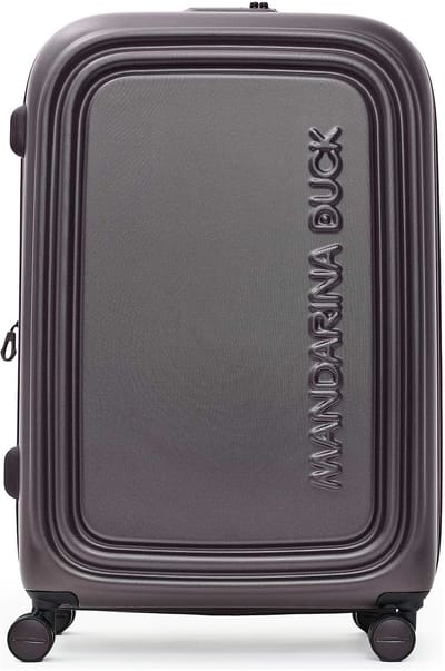 MANDARINA DUCK trolley Logoduck + Trolley Choco Ice donkerpaars 75cm