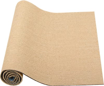 Zelfklevende Tapijttegel 100 × 40 cm - Herbruikbare Trapbekleding voor Huisdieren - Aanpasbare Kattenspeelmat - Krabbescherming voor Meubels - Geschikt voor Traptrappen en Vloeren - Eenvoudig te Knippen en Te Leggen