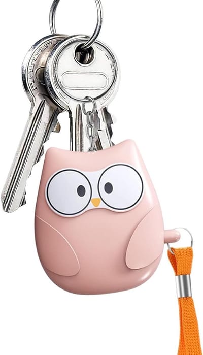Persoonlijk alarm - Veiligheid sleutelhanger - Persoonlijke bescherming - 130 dB geluid - 6x3x7 cm - Roze