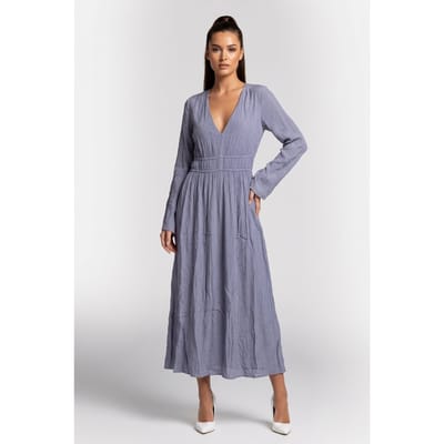 ARKET Gullviva Dress Blue Size: 34 | Midi Dresses Outlet | Dames | Blauw