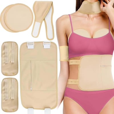 Herbruikbare Castor Oil Pack Kit voor Abdomen, Kuiten, Knieën en Spieren - Organische Verpakking voor Verbeterde Bloedcirculatie en Pijnverlichting