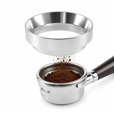 VHV - Doseerring - Koffie doseerring - Magnetische espresso trechter - Minder koffiemorsen - Voor barista en thuis