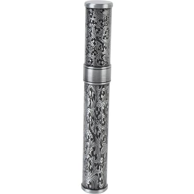 Metalen Opbergfles Buis Container Zinklegering Uitstekende Afsluiting Waterdicht Opbergbuis Houder Silver