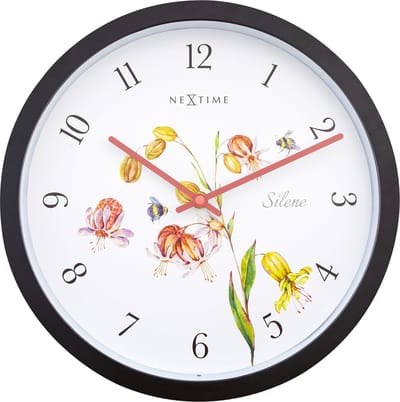 NeXtime Silene – Buitenklok – 30.5 cm – Metaal – Wit – Weerbestendig