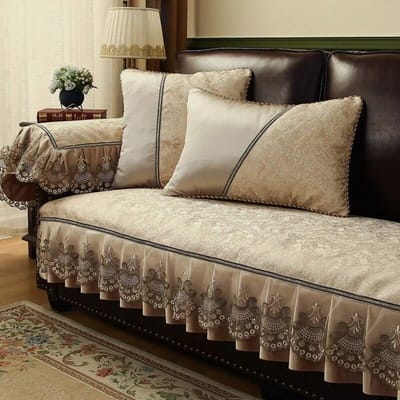 Antislip Bankhoezen Vier Seizoenen Universeel Luxe Europese Hoes Woonkamer Decoratie Bankkussen Jacquard Bankhoes 1pc armrest 65x70 cm
