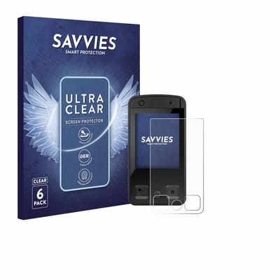 Savvies - Screenprotector voor Bosch Kiox 400C - Folie Beschermfolie transparant 6 Stuks