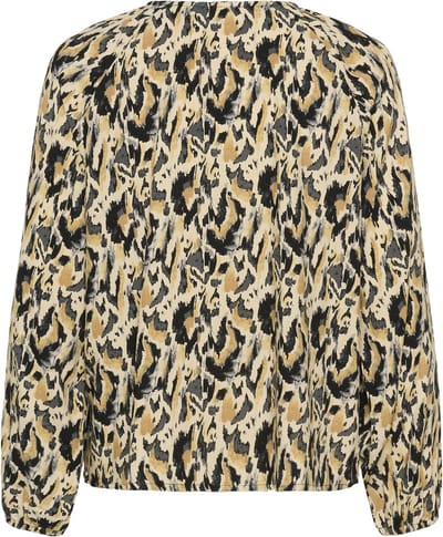 Saint Tropez OsinaSZ Blouse Dames Blouse - Tannin Blurry Animal