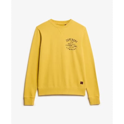 Superdry - Copper Label sweatshirt met ronde hals en afbeelding - Heren - Truien