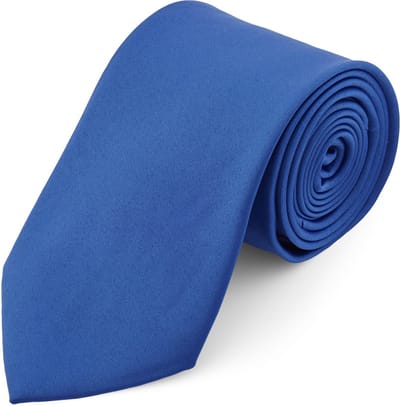 Blauwe Basic Stropdas van 8 cm