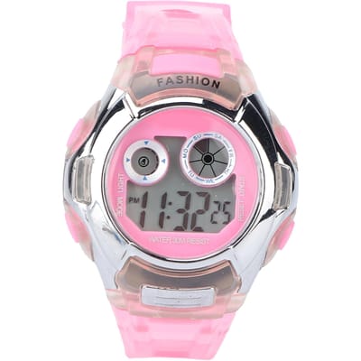 Kinderhorloge Multifunctioneel Buitensport Digitaal Elektronisch Horloge voor KinderenRoze gray