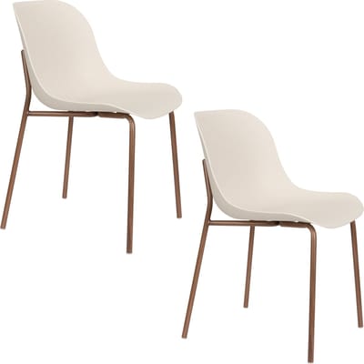 Housecraft Living Wheat Eetkamerstoelen Wit - Set van 2