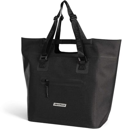 Urban Proof KNOX Fietstas Shopper 25L – Waterdicht – Reflecterend – RPET – Zwart – E-bike Ready