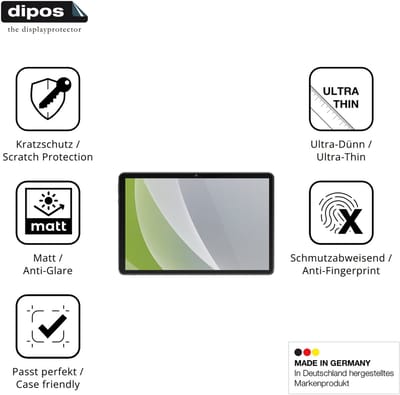 dipos – 2x Matte Beschermfolie geschikt voor Raemond M90 | Krasbestendige & antireflecterende Screenprotector Ultra-Thin