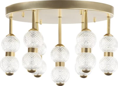 YOWAKA - Hanglamp - Goud - Metaal