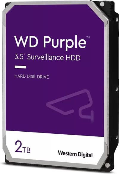 WD Purple - 2TB - Harde schijf - WD23PURZ - SATA-600 - 3.5"
