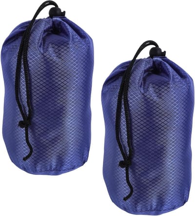 2 Stuks Waterdichte Nylon Trekkoord Opbergzak van Veelzijdige Compressiezak voor Kleding Donsjack Duurzame Reistas Organizer voor Reizen Kamperen Backpacken Stijlvol Patroon