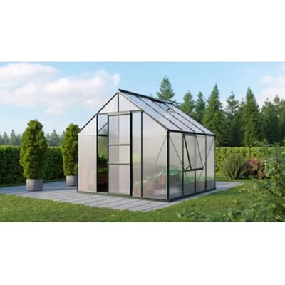 Vitavia Tuinkas Meridian 1 6700 - Polycarbonaat 4mm - Smaragd - 257x258x232cm