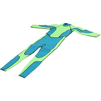 Kinder Wetsuit Groen Lange Mouw 2.5MM Warmhoudend UV Bescherming Octopus Patroon Peuter Full Body Zwempak voor Zwemmen green