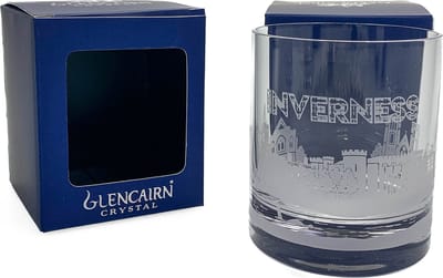 Whiskyglas Skyline Inverness - Gegraveerd - Glencairn Crystal Scotland