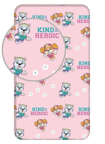 PAW Patrol Hoeslaken Heroic - Eenpersoons - 90 x 190/200cm - Katoen