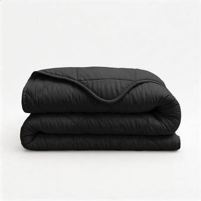 Lazy Uni Dekbed – Wasbaar | Tweepersoons – 200 x 200cm +2 x kussenslopen 60×70cm | Luxe & Comfortabel Slapen – Zwart