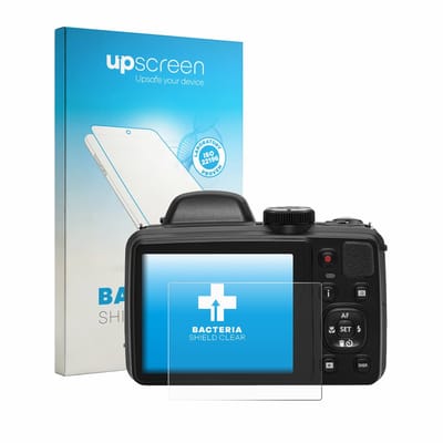 upscreen - Screenprotector voor Kodak Pixpro AZ425 - Folie Beschermfolie transparant antibacterieel