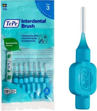 Interdental Borstel 0.6mm - Efficiënte Plaque Verwijdering Tussen Tanden en Molaren - 8 Stuks