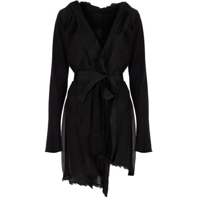 La Haine Inside Us Cardigan Asymmetric Vrouw zwart