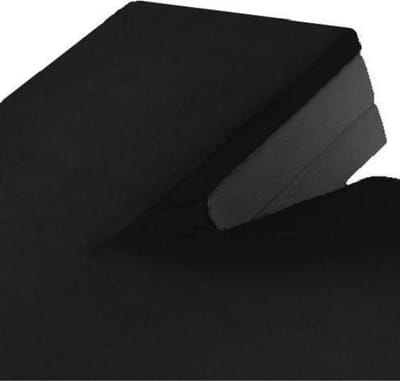 Split Topper Jersey Hoeslaken Zwart 180 x 200/220 cm