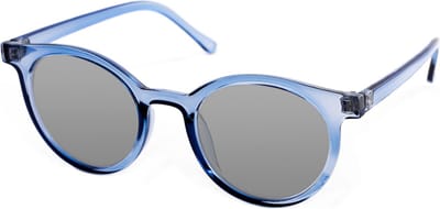 Vista Bonita CLASSIC – Zonneleesbril UV400 – Sterkte +1.00 – Kleur Kelim Blue – Groot model – Eyecatcher – Ronde pasvorm – Flexveren - Inclusief bijpassende etui en doekje