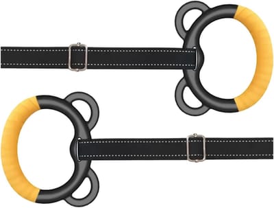 Gymnastiekringen Kinderen - Trapeze Ringen - Kracht Trainen - Sterke Ondersteuning - 15 cm - Zwart