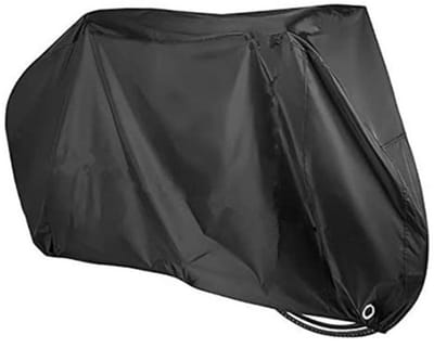 Fietshoes - fietshoes voor 2 fietsen waterdicht-fietshoes voor 1 fiets waterdicht-Waterdichte en winddichte fietshoes voor 2 fietsen (tot 29 inch - Mountainbike en Racefiets) - Zwart - 200 x 70 x 110 cm