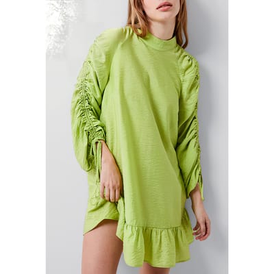 French Connection Faron Drape Dress Wasabi Maat: 10 | Mini Jurken Outlet | Dames | Groen