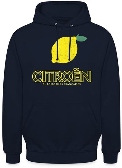 Citroën Frans Woordspeling Hoodie Unisex