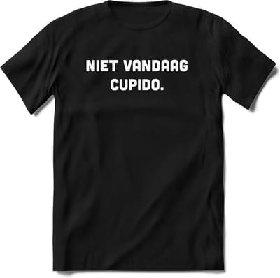 Niet Vandaag Cupido - Valentijnsdag T-Shirt Heren / Dames - Perfect Valentijn Cadeau Mannen / Vrouwen - Grappige Liefdes en Exen Spreuken, Zinnen en Teksten.
