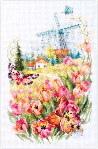 Magic Needle Tulips of Holland borduren (pakket) 210-350