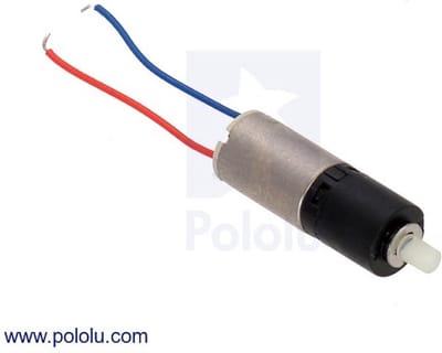 26:1 Sub-Micro Plastic Planetary Gearmotor 6Dx16L mm Pololu 2357
