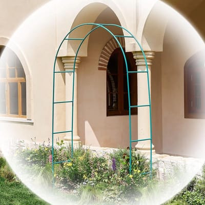 Metalen Tuinboog voor Klimplanten | Prieel & Trellis voor Tuin en Bruiloft | Verstelbaar