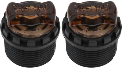 Dailygoods- Dempingsstangknop 2-delig - Verstelbaar - Kunststof - 30 mm - Draad 27,5 mm - Compatibel met XCR/XCM fiets - Fietsvork