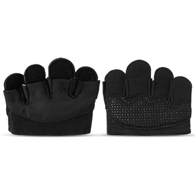 Antislip Gym Workout Handschoenen voor Gewichtheffen Pull-Ups Training Fitness Yoga Gymnastiek Handschoenen voor M zwart