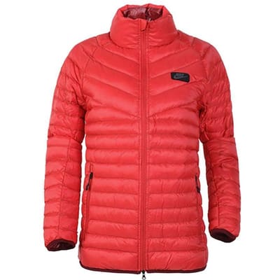 Nike Warme Ademende Lange Mouw Casual Sport Donsjack Heren Jas Rood 693530-657 M red