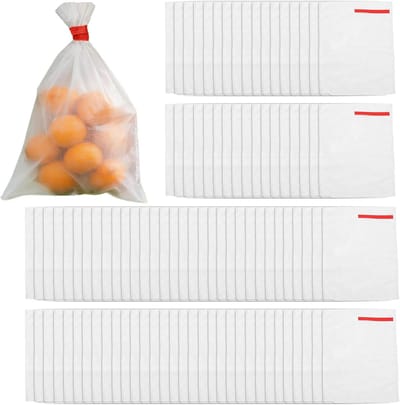 Fruitbeschermzakken - Vlieszakken Planten - Gewassen Beschermen - Ademende Vliesstof - 100 stuks - Wit