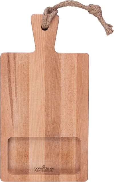 Bowls and Dishes | Puur Hout | Duurzaam | Beuken Foodplank 1 klein vak 35 x 18,5 x 2 cm