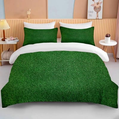 Nature's Meadow Beddengoed 3-delige set kingsize tweepersoonsbed beddengoedset microvezel of polyester dekbedovertrekset slaapkamer beddengoedset AU Double(180x210cm)