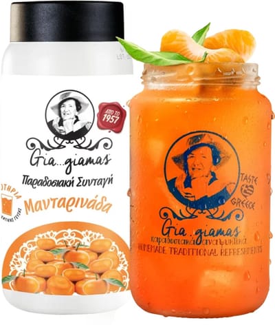 Gia giamas - Mandarijn 450ml - 100% Grieks fruit sap