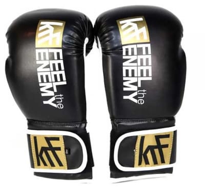 Krf Feel The Enemy New Trainingshandschoenen Zwart 8oz