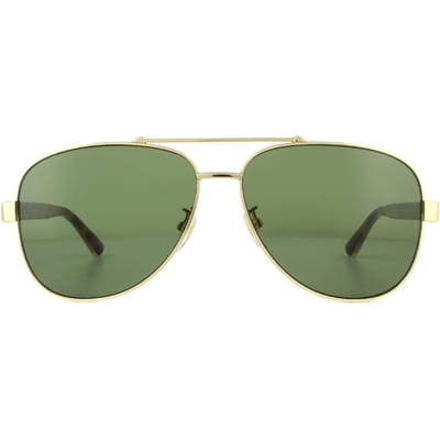Gucci Zonnebril GG0528S 009 Goud En Havana Crystal Groen