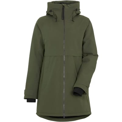 Didriksons HELLE WNS PARKA 6 Dames Outdoorjas - Deep Green